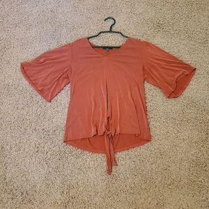 Bell sleeve 3/4 quarter length blouse
